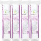 Rodadas de algodão para Pro Pure & Natural, 400 unidades, pacote com 4