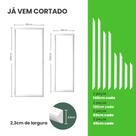 Rodameio Boiserie Adesivo Kit Cortado Porta 60cm X 140cm E 40cm X 120cm - RM61 - 2,3