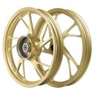 Rodao Roda De Liga Leve Magna Titan 160 Esd Dourada Pe De Galinha a Disco Rodao Roda De Liga Leve Magna Titan 160 Esd Dourada Pe De Galinha a Disco