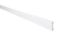 Rodapé 7cm Frisado Metro Linear Barra 2,00m Branco