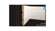 RODAPÉ CAVIMAD C/ PASSA FIO 15 x 150 - HC29 6 BARRAS