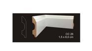 RODAPÉ CAVIMAD C/ PASSA FIO 15 x 80 - CC26 9 BARRAS