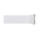 Rodapé de Poliestireno 07cm Liso Branco 2M - Santa Luzia