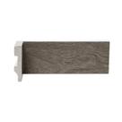 Rodapé de Poliestireno 07cm x 15mm Metro Linear Barra 240cm Wood Cinza