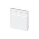 Rodapé De Poliestireno Arquitech 51007 Frisado 7Cm 2,40M Branco