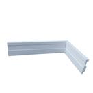 Rodapé de Poliestireno Branco Frisado 5cm de altura Formix 3D - 1 Metro