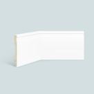 Rodapé de Poliestireno Espaço Branco 150mm x 15mm x 2200mm Rodapé de Poliestireno Espaço Branco 150mm x 15mm x 2200mm