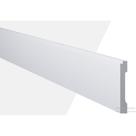 Rodapé de Poliestireno Lambril Liso 10CMX2,44m Rende 2,44 Metros MD10 Gart Branco Rodapé de Poliestireno Lambril Liso 10CMX2,44m Rende 2,44 Metros MD10 Gart Branco