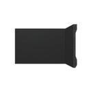 Rodapé de Poliestireno LEV151 Preto 15x1,3x240 Santa Luzia