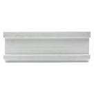 Rodapé de Poliestireno Liso 12cm X 2,40m Rende 2,4 Metros Casa Grassi