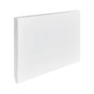 Rodapé de Poliestireno Liso 15cm barra com 2,40 metros