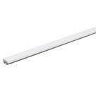 Rodapé de Poliestireno Liso Branco 240x3cm Aramaico Branco