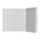 Rodapé de Poliestireno Santa Luzia 505 Branco 200mm x 16mm x 2400mm