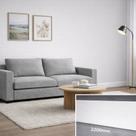 Rodapé de Pvc Revestido em Pet Branco 250cmx10cm Onefloor