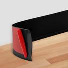 Rodapé de vinil preto POPAKAN 10 cm x 30,5 m Rodapé de vinil preto POPAKAN 10 cm x 30,5 m