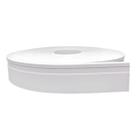 Rodapé Eva Frisado Autocolante Flexível Branco 30mx7cm
