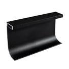 Rodapé Invertido Curvo Lete Autocolante em Aluminio com Aba para LED 60mm x 20mm - Homeney