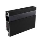 Rodapé Orion Autocolante com Friso para Difusor LED em Aluminio 70mm x 17mm - Homeney