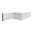 Rodapé Perfil de Poliestireno CF12 6 m - Branco
