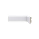 Rodape Poliestireno 07cm 446 Branco Santa Luzia