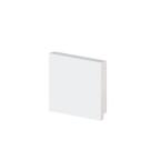 Rodapé Poliestireno 07cm Liso Branco 50007 Arquitech