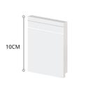 Rodapé Poliestireno 10cm Frisado Branco 51010 Arquitech