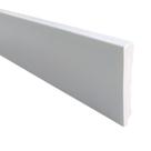 Rodapé Poliestireno 10cm Liso Branco 2,4 Metros