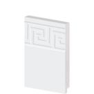 Rodapé Poliestireno 15cm Branco 53015 Arquitech Versalhes