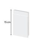 Rodapé Poliestireno 15cm Branco 54015 Arquitech Frisado