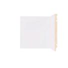 Rodape Poliestireno 20cm Branco Frisado 2,40 metros 5186 Rodape Poliestireno 20cm Branco Frisado 2,40 metros 5186