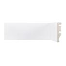 Rodape Poliestireno 7cm Branco Liso 2,40 metros 5189 Rodape Poliestireno 7cm Branco Liso 2,40 metros 5189