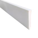 Rodapé Poliestireno 7cm Liso Branco 2,4 Metros