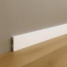 Rodapé Poliestireno 7cm Liso Branco 2m RM Decor