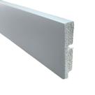 Rodape Poliestireno 7cm Liso Cinza Glacial 451 Santa Luzia 2,4 Metros
