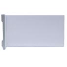 Rodapé Poliestireno Liso Branco 2,4 m - Branco