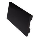 Rodapé Poliestireno Preto Liso 240X10X1.5cm - Finottato
