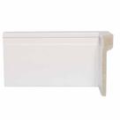 Rodapé Poliestireno Sobrepor Frisado Branco 2,4 m - Branco