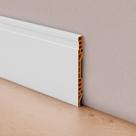 Rodapé PVC Edge Branco Frisado 15cmX15mmX2 m