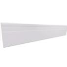 Rodapé PVC Liso 6 m - Branco Neve Rodapé PVC Liso 6 m - Branco Neve