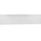 Rodapé PVC Liso 6 m - Branco Neve Rodapé PVC Liso 6 m - Branco Neve