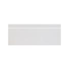 Rodapé Slim Frisado 2,40x10 Branco - Ruffino Rodapé Slim Frisado 2,40x10 Branco - Ruffino