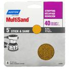 Rodas abrasivas Norton 48908 5" MultiSand Disc 40-Grit, pacote com 4