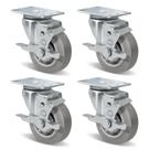 Rodas Caster NINOSO 3.5 Heavy Duty com freio de capacidade de 1000 libras