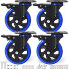 Rodas Caster Wheels ENYKE de 5 cm Heavy Duty com freio de 2400 libras, conjunto de 4 Rodas Caster Wheels ENYKE de 5 cm Heavy Duty com freio de 2400 libras, conjunto de 4