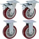 Rodas Caster Wheels ICONCASTERWHEELS Pro-Tech 6x2 1630 kg, pacote com 4