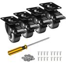 Rodas Caster Wheels QNCZ Heavy Duty com capacidade de 150 kg de poliuretano