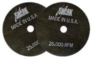 Rodas Cut-Off Wheels Shark Welding 12705 3x1,6x0,95cm, pacote com 50