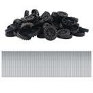 Rodas de brinquedo e eixo STEM EUDAX 300 PCS para carro RC de brinquedo DIY