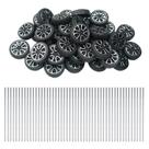 Rodas de brinquedo e eixo STEM para carro RC DIY Toy EUDAX (100 unidades)