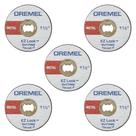 Rodas de corte Dremel EZ456 EZ-Lock para corte de metal, 5 unidades